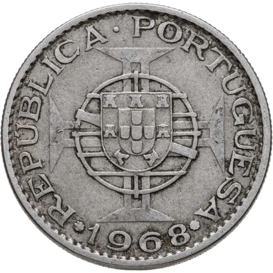 Мозамбик 10 эскудо (escudos) 1968, реверс