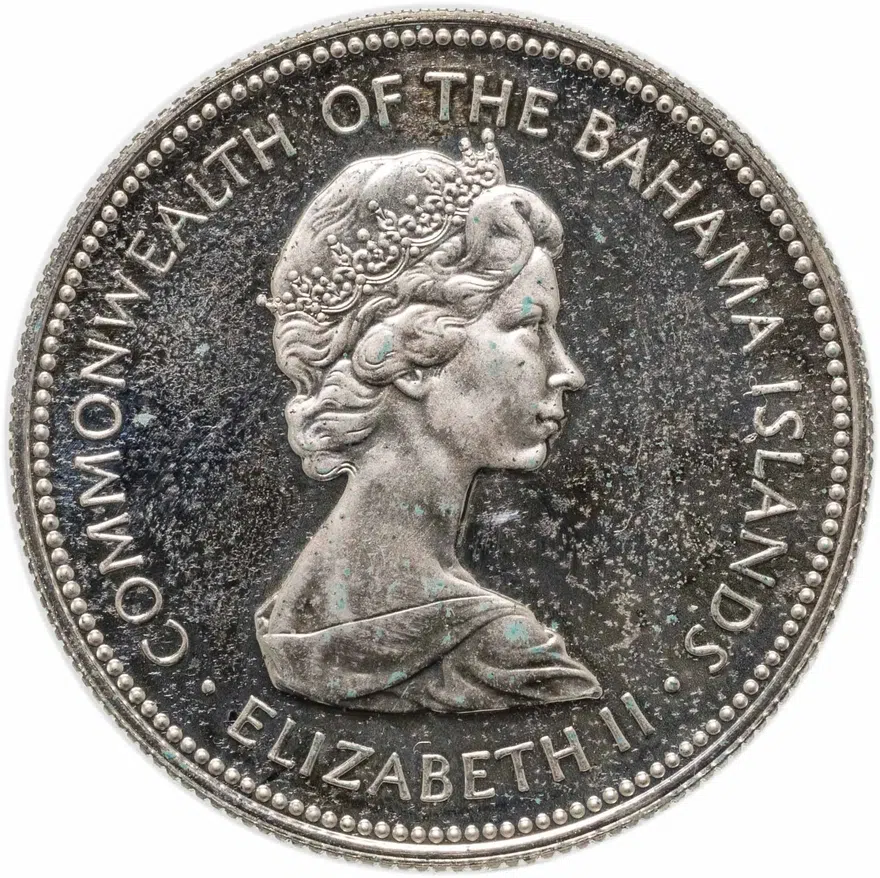 Багамы 50 центов (cents) 1971, реверс