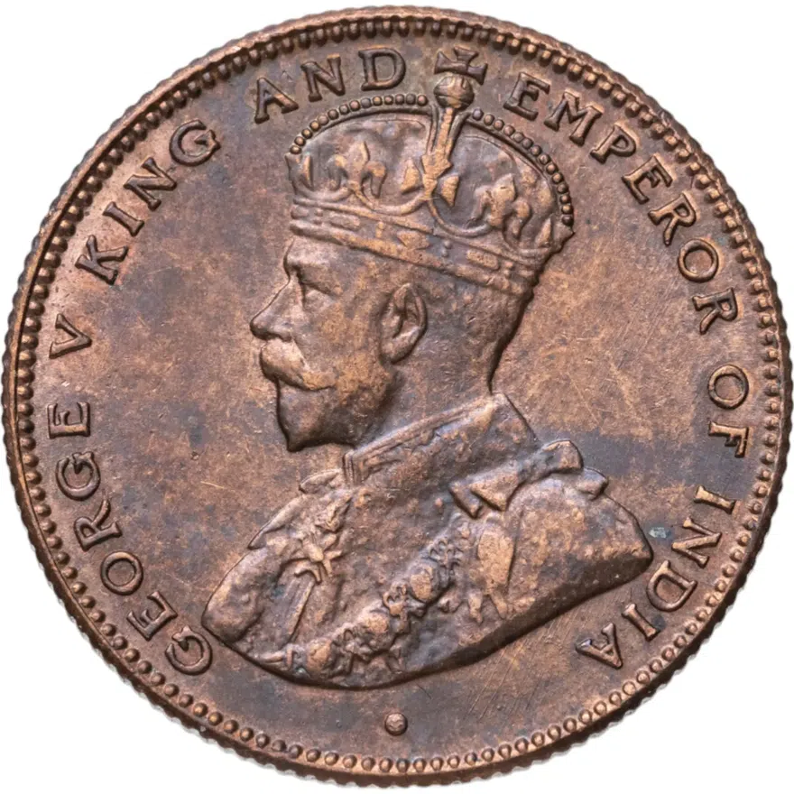 Стрейтс Сетлментс 1/2 цента (cent) 1916, реверс