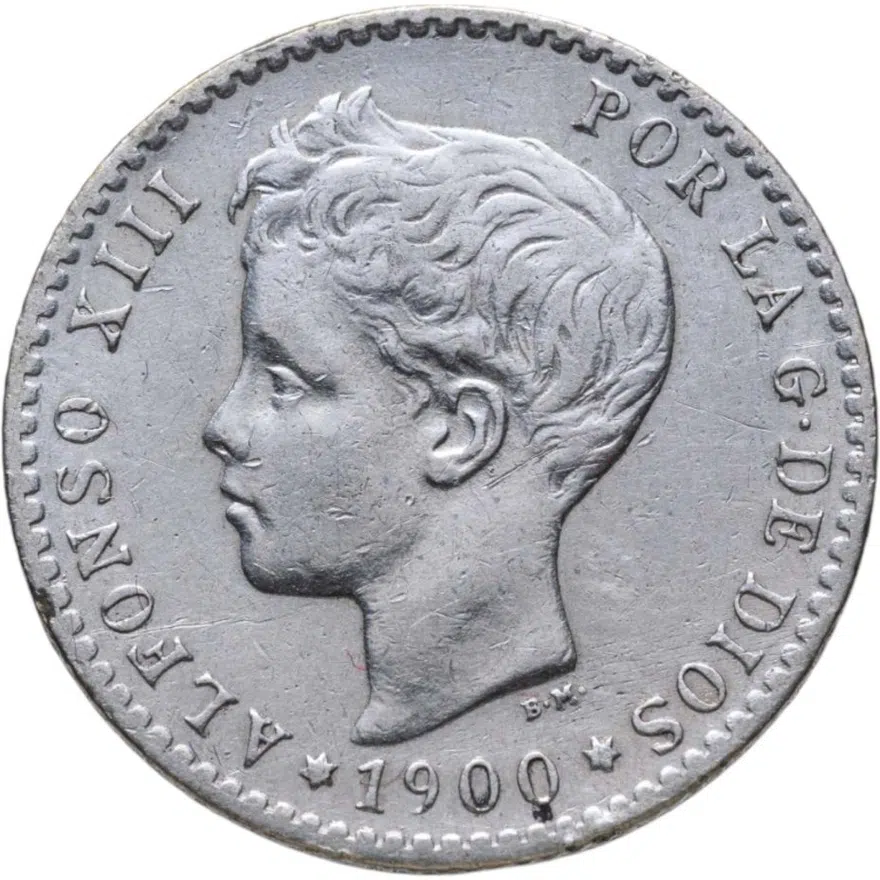 Испания 50 сентимо (centimos) 1900