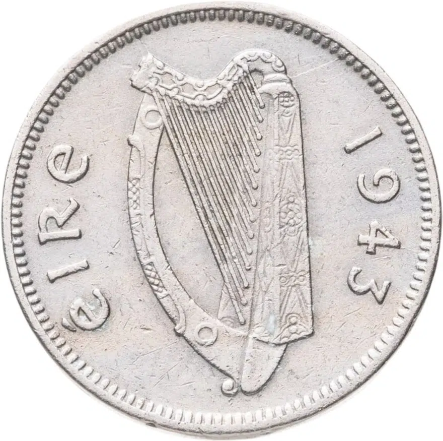 Ирландия 3 пенса (pence) 1943