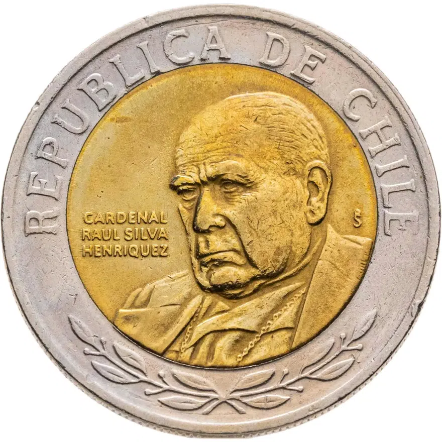 Чили 500 песо (pesos) 2002