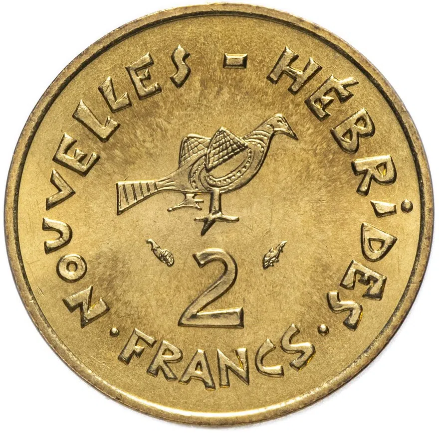 Новые Гебриды 2 франка (francs) 1979