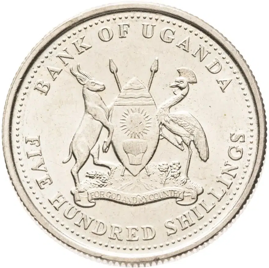 Уганда 500 шиллингов (shillings) 2008, аверс