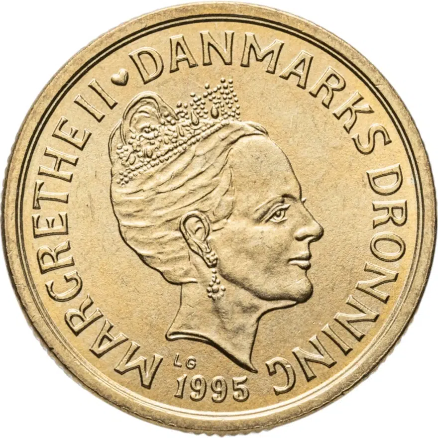 Дания 20 крон (kroner) 1995   "Свадьба Принца Иоахима"