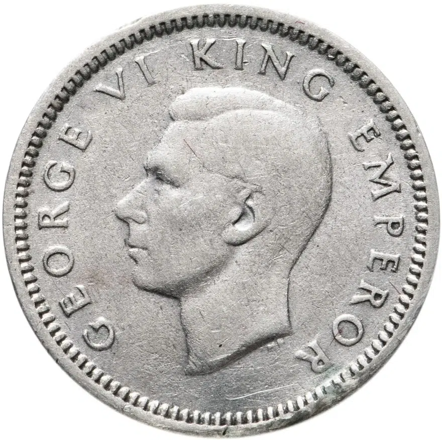 Новая Зеландия 3 пенса (pence) 1940
