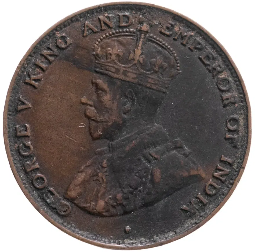 Гонконг 1 цент (cent) 1924