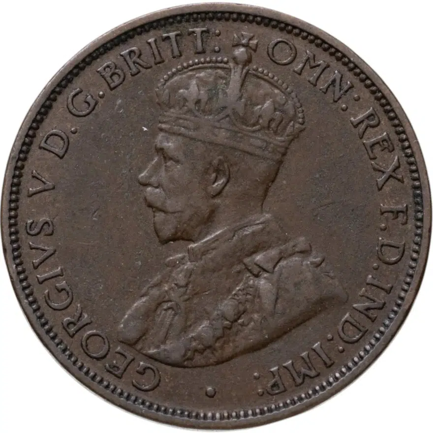 Австралия 1/2 пенни (penny) 1916