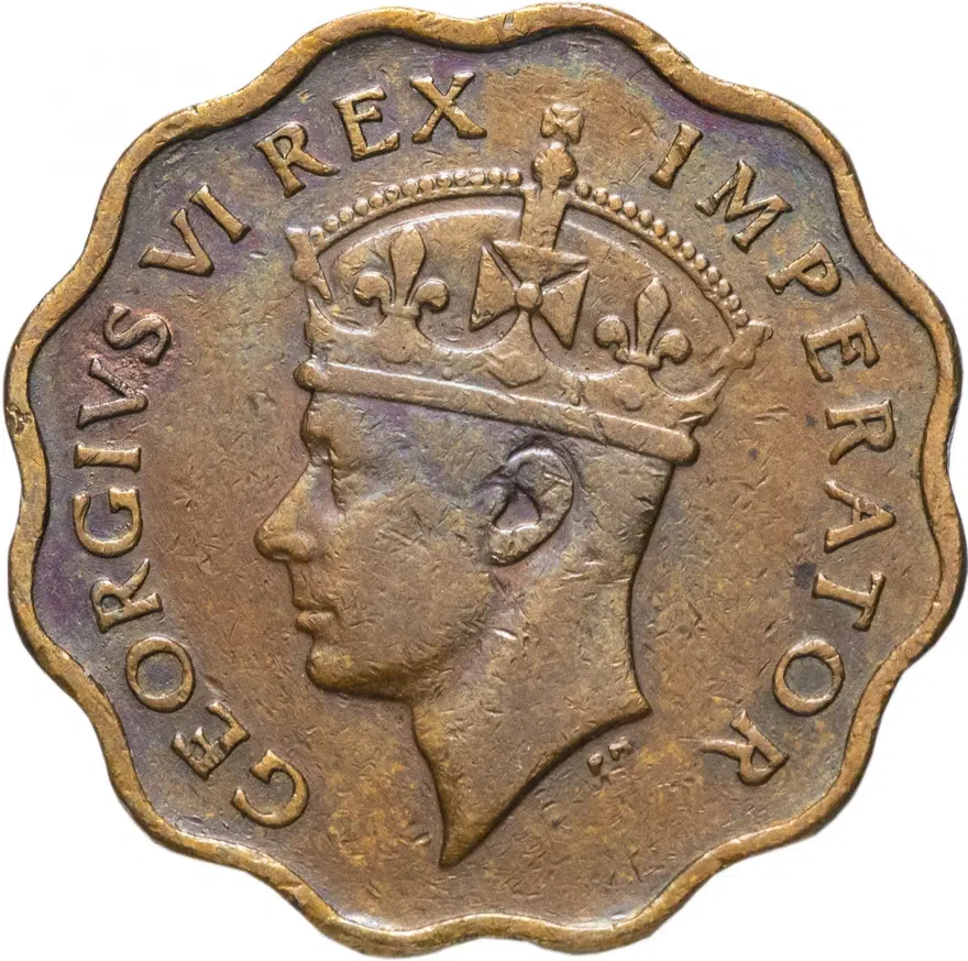 Кипр 1 пиастр (piastre) 1944, реверс