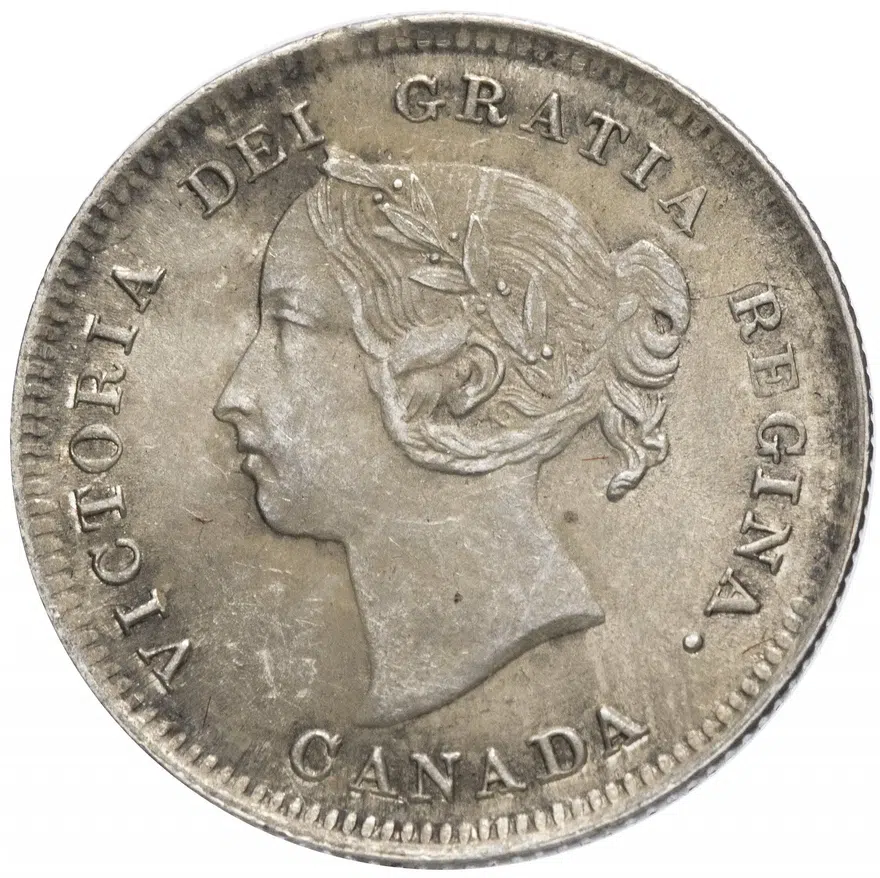 Канада 5 центов (cents) 1885
