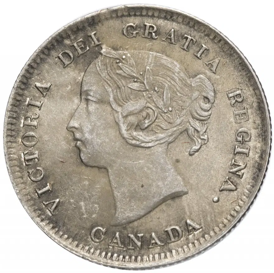 Канада 5 центов (cents) 1885, реверс