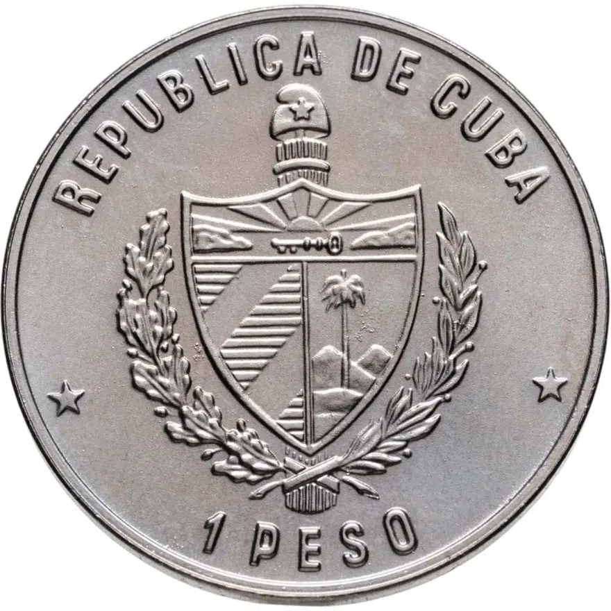 Куба 1 песо (peso) 1983  XXIII летние Олимпийские Игры, Лос-Анджелес 1984 - Бег, реверс