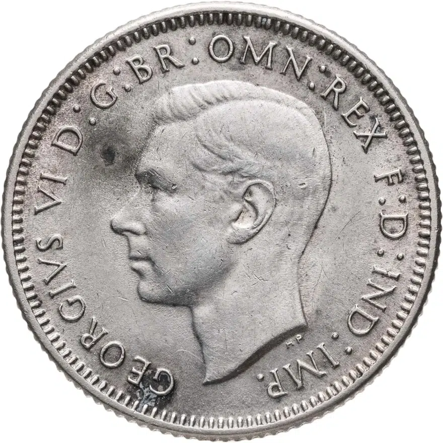 Австралия 1 шиллинг (shilling) 1944   без обозначения монетного двора, реверс