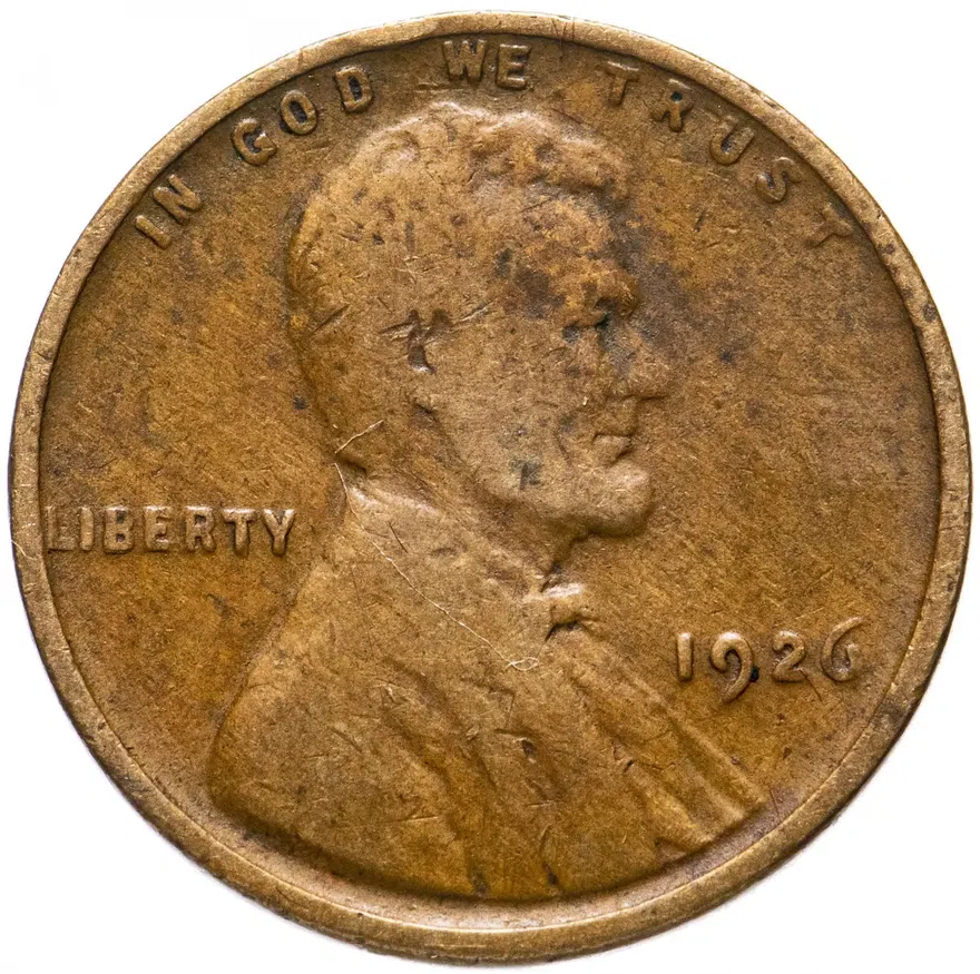 США 1 цент (cent) 1926, реверс