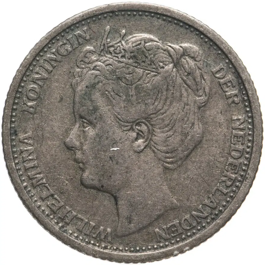 Нидерланды 10 центов (cents) 1906, реверс