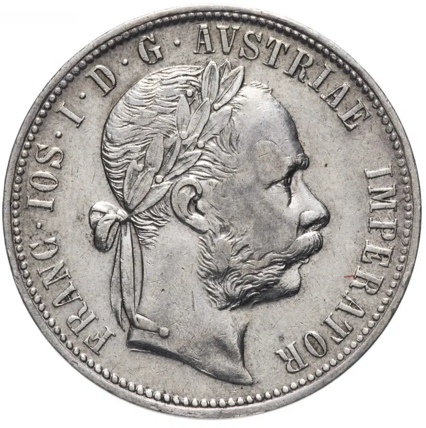 Австрия 1 флорин (florin) 1884, реверс