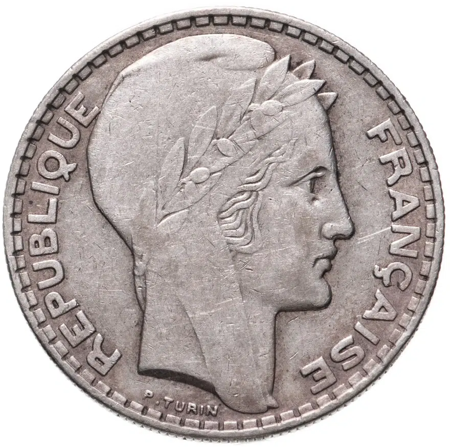 Франция 20 франков (francs) 1933