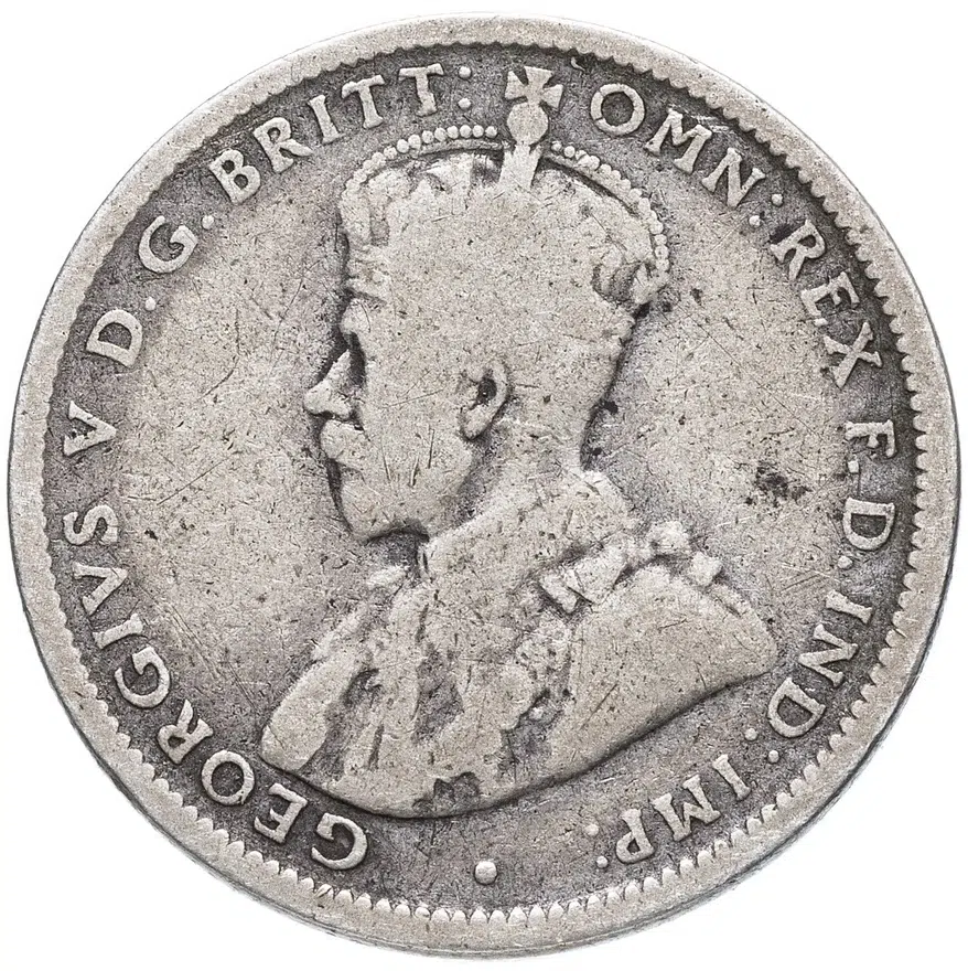 Австралия 1 шиллинг (shilling) 1916, реверс