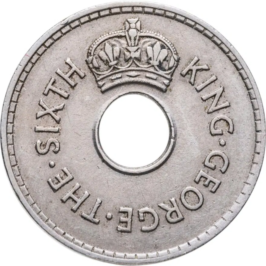 Фиджи 1 пенни (penny) 1952, реверс