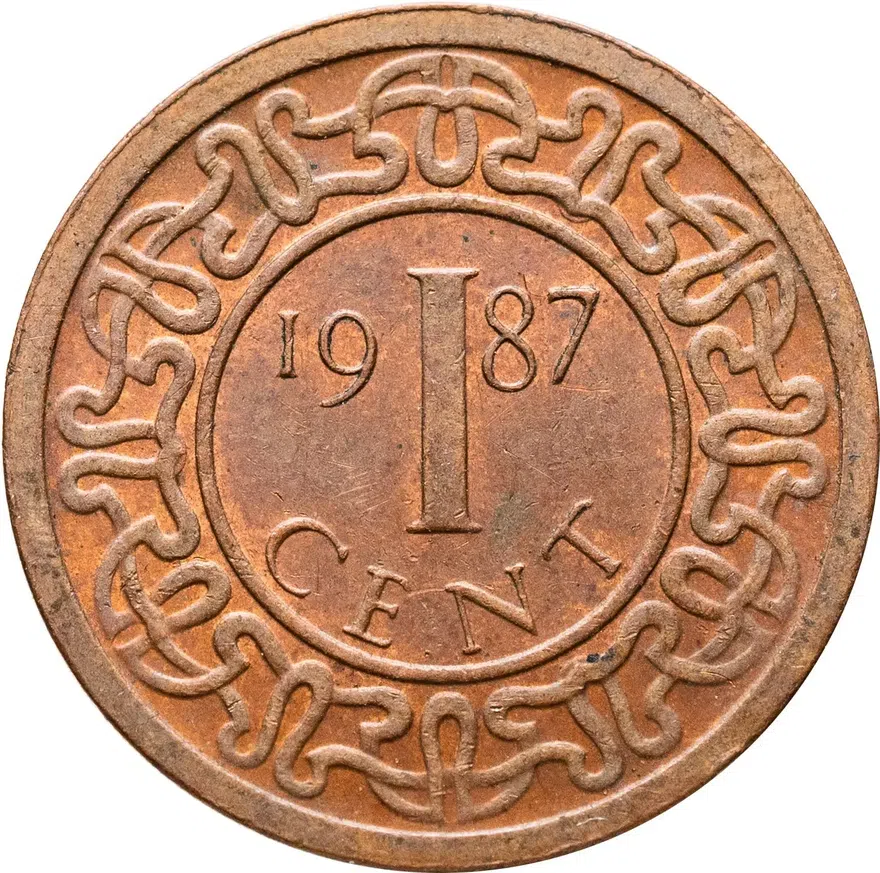 Суринам 1 цент (cent) 1987