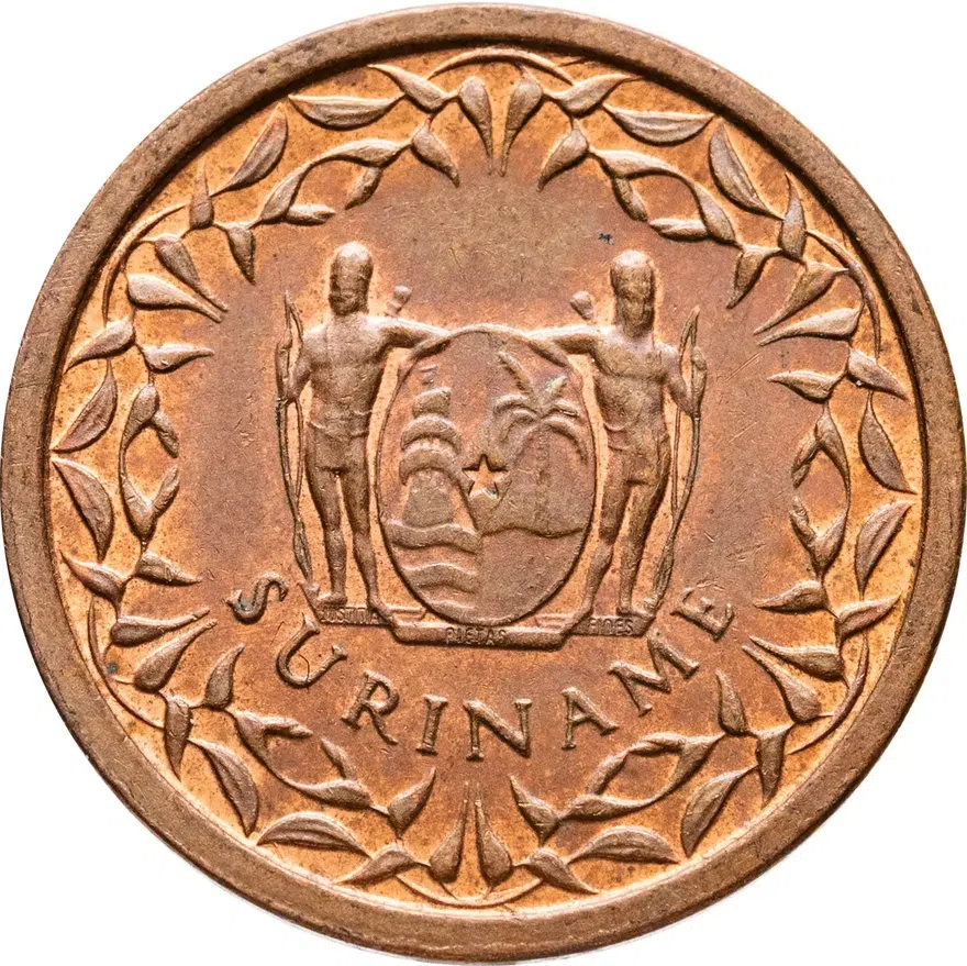 Суринам 1 цент (cent) 1987, реверс