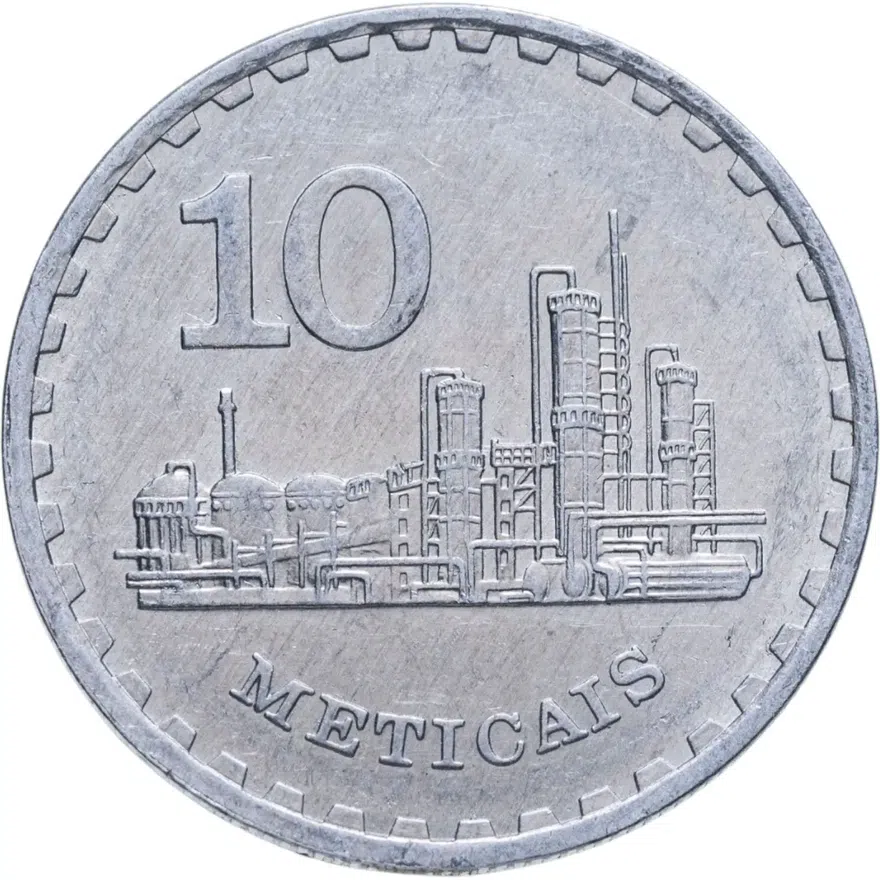 Мозамбик 10 метикалов (meticais) 1986, аверс