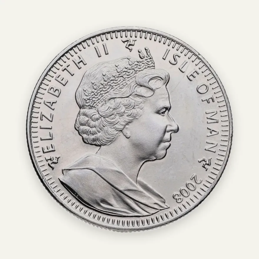 Остров Мэн 1 крона (crown) 2008 "Кошки - Бурмилла", реверс
