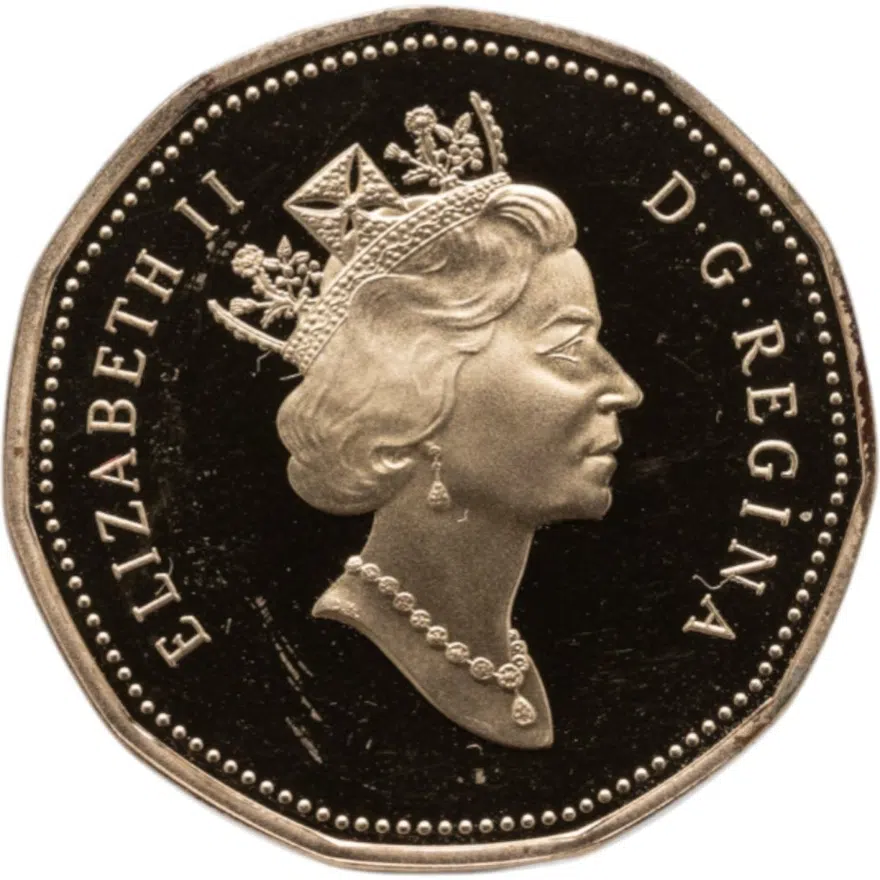 Канада 1 доллар (dollar) 1999, реверс