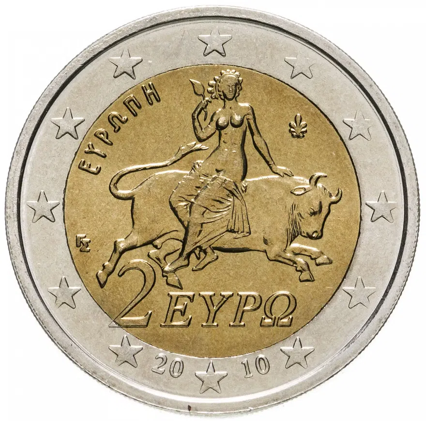 Греция 2 евро (euro) 2010, аверс