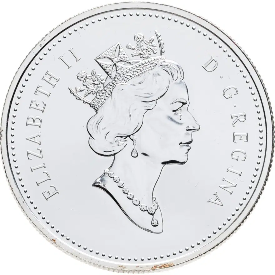 Канада 1 доллар (dollar) 2003 100 лет добыче кобальта, реверс