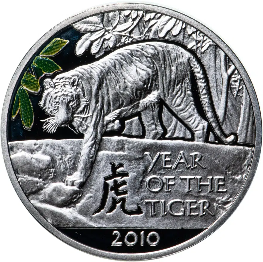 Ниуэ 1 доллар 2009 "Китайский гороскоп: год тигра", аверс