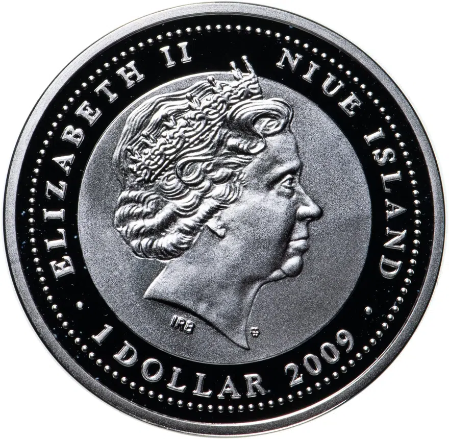 Ниуэ 1 доллар 2009 "Китайский гороскоп: год тигра", реверс