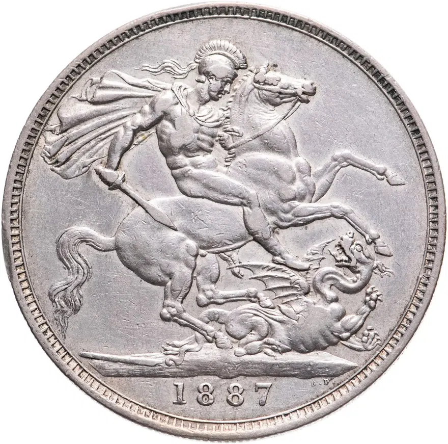 Великобритания 1 крона (crown) 1887