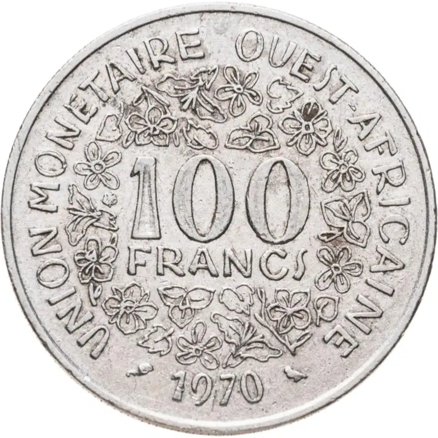 Западная Африка (BCEAO) 100 франков (francs) 1970