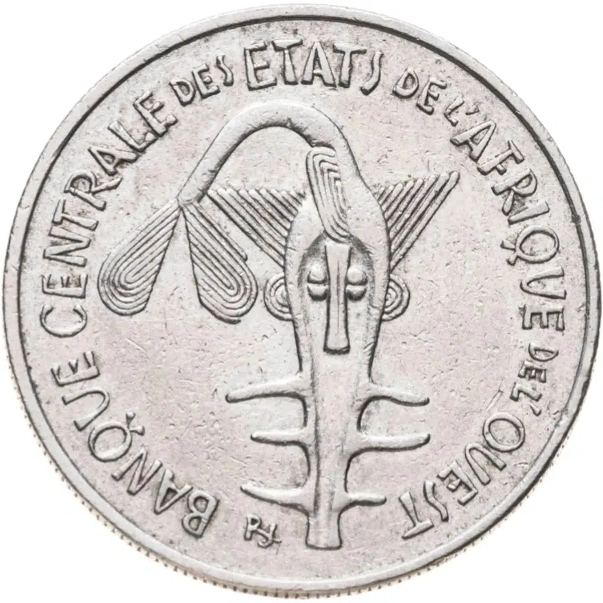 Западная Африка (BCEAO) 100 франков (francs) 1970, реверс