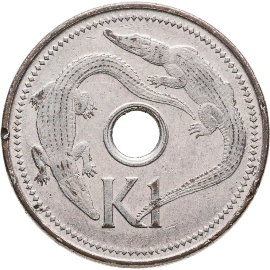 Папуа - Новая Гвинея 1 кина (kina) 2002, реверс
