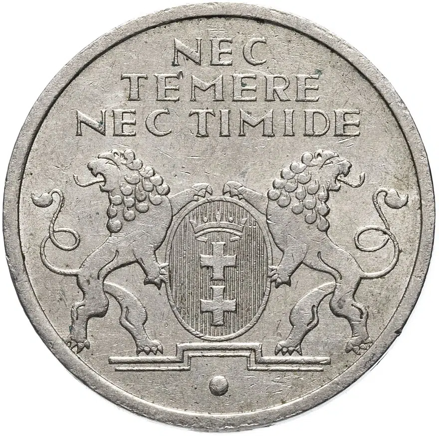 Вольный город Данциг 5 гульденов (gulden) 1935
