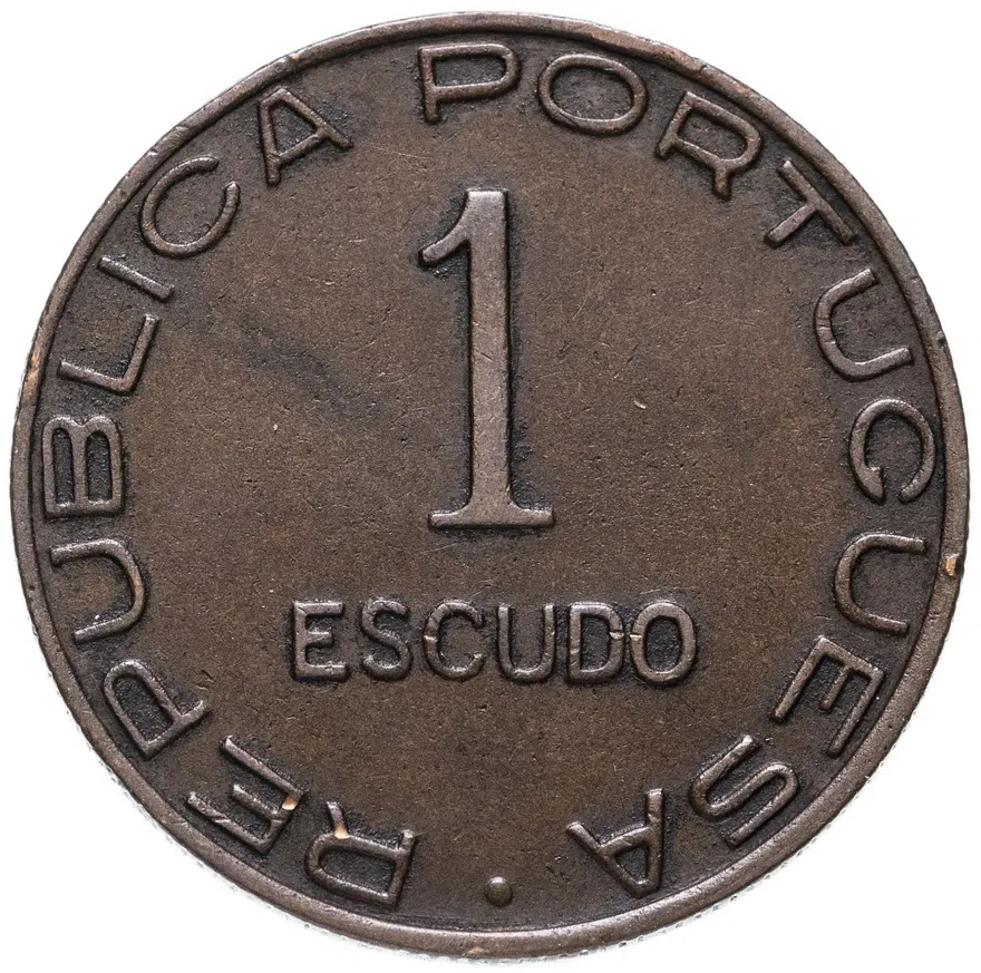 Мозамбик 1 эскудо 1945, реверс
