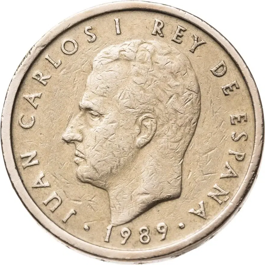 Испания 100 песет (pesetas) 1989, реверс