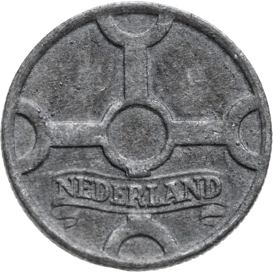 Нидерланды 1 цент (cent) 1943, реверс