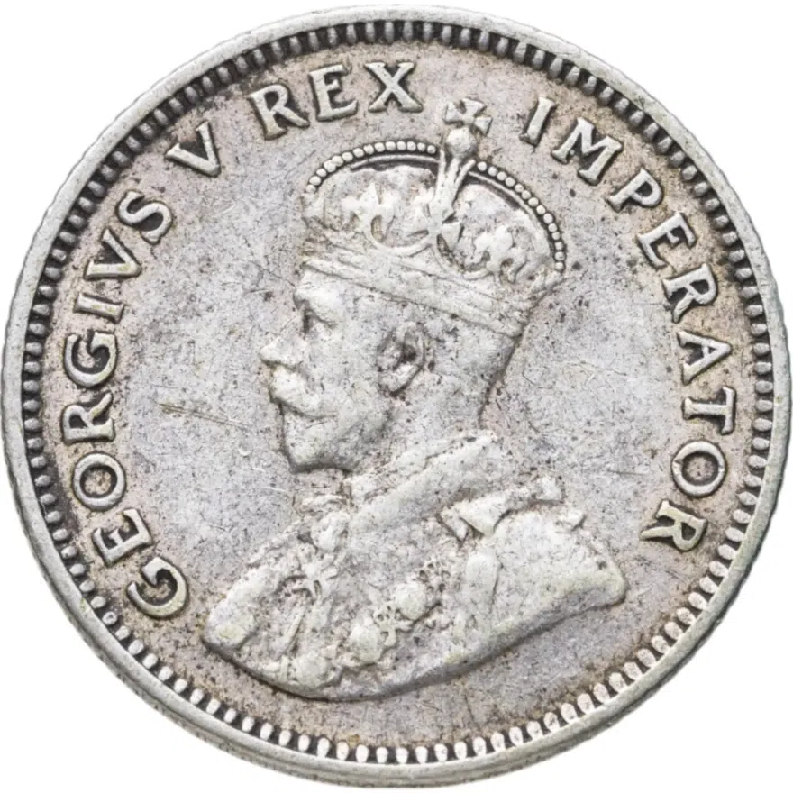 ЮАР 6 пенсов (pence) 1933, реверс