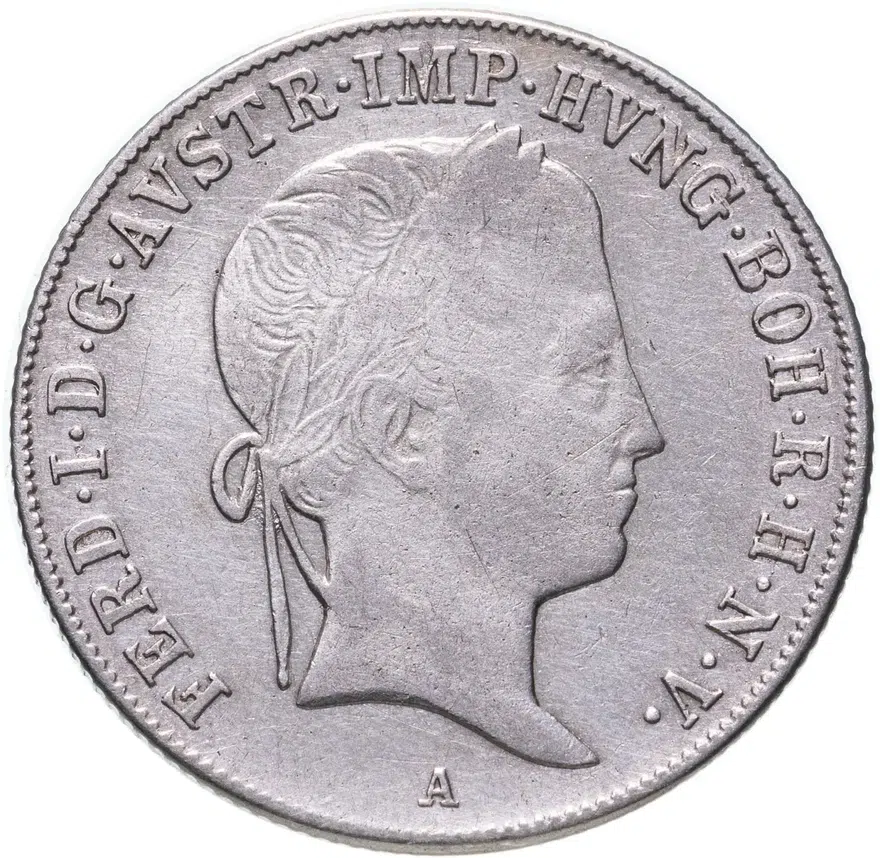 Австрия 20 крейцеров (kreuzer) 1844 В