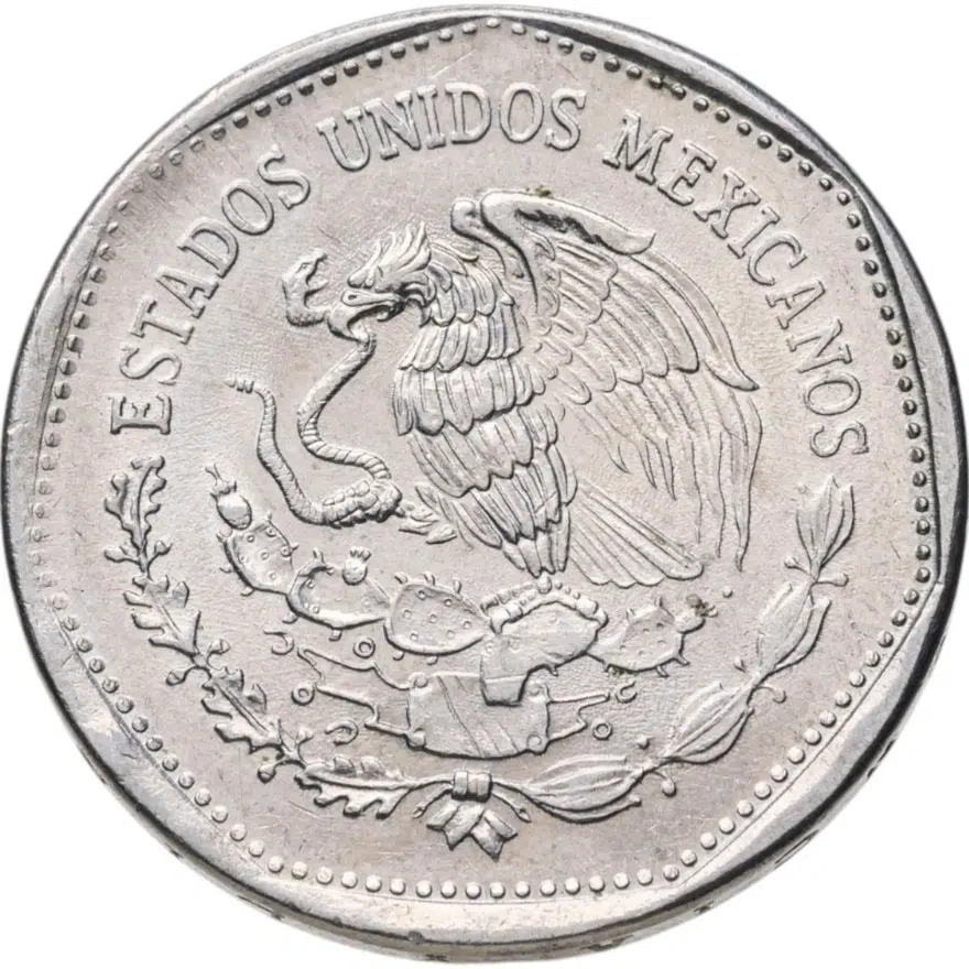Мексика 5 песо (pesos) 1982, реверс