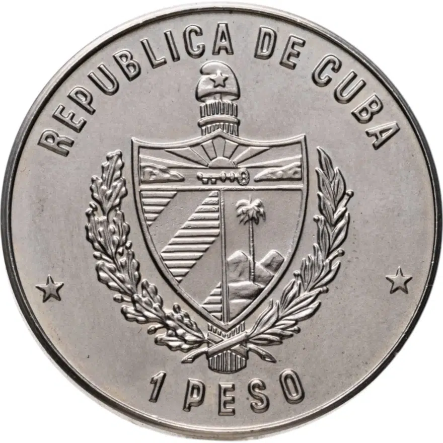 Куба 1 песо (peso) 1983  Всемирная конференция по рыболовству, реверс