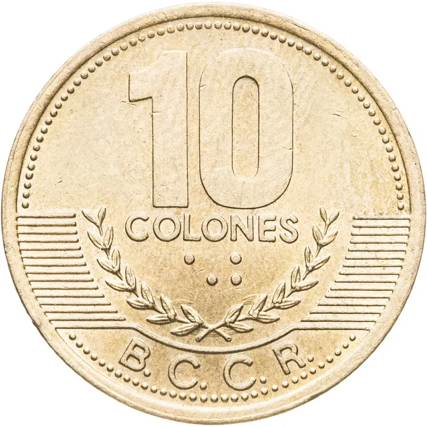 Коста-Рика 10 колонов (colones) 1997