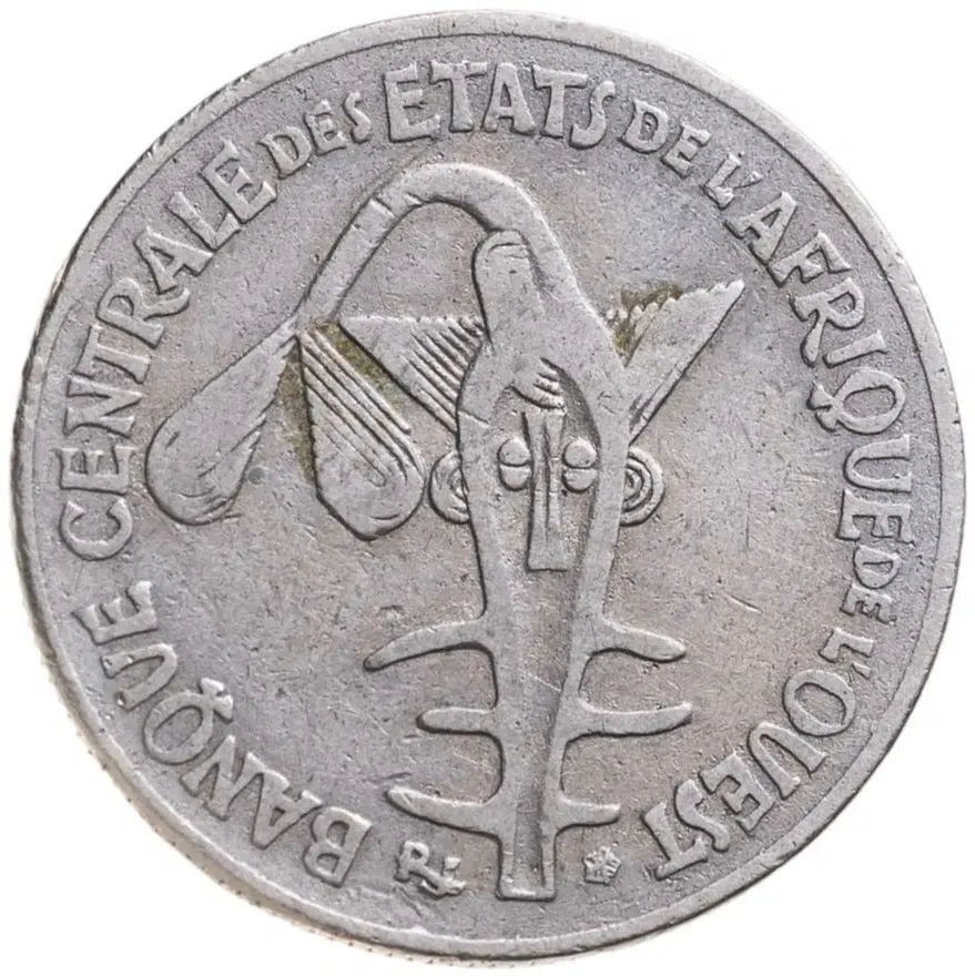 Западная Африка (BCEAO) 50 франков (francs) 1975, реверс