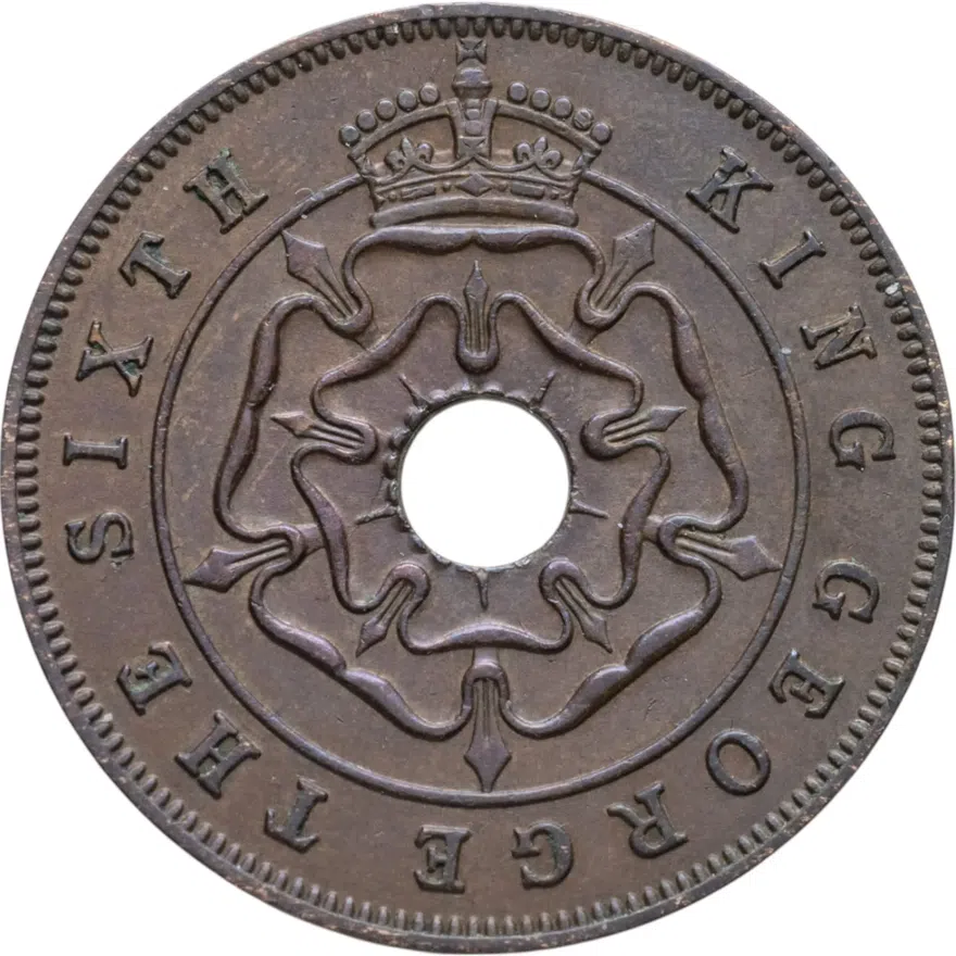 Южная Родезия 1 пенни (penny) 1951, реверс