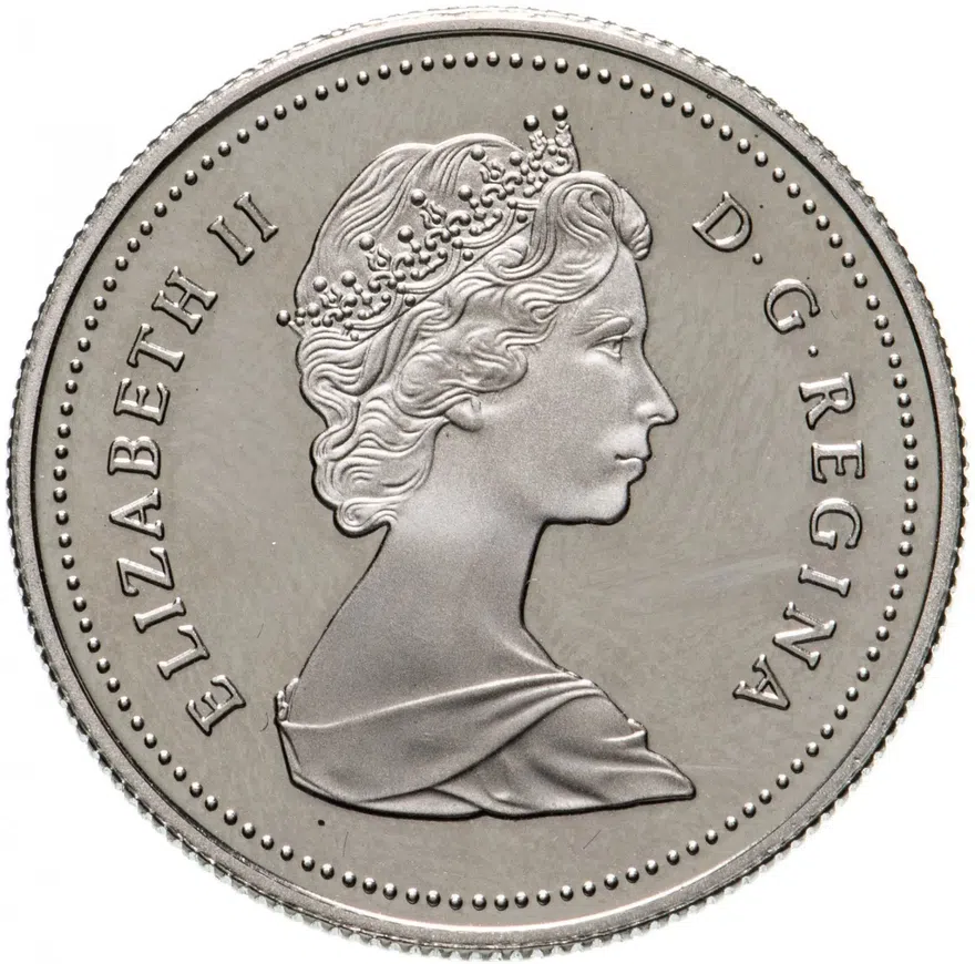 Канада 50 центов (cents) 1988, реверс