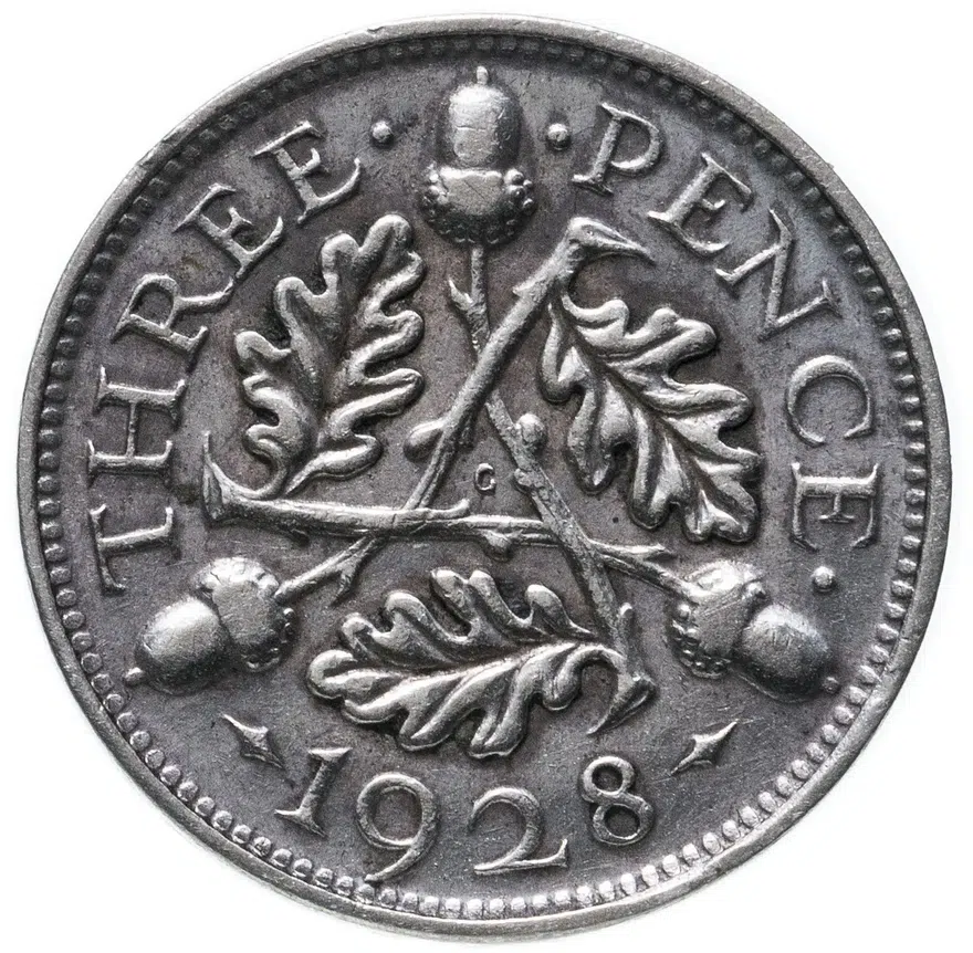 Великобритания 3 пенса 1928
