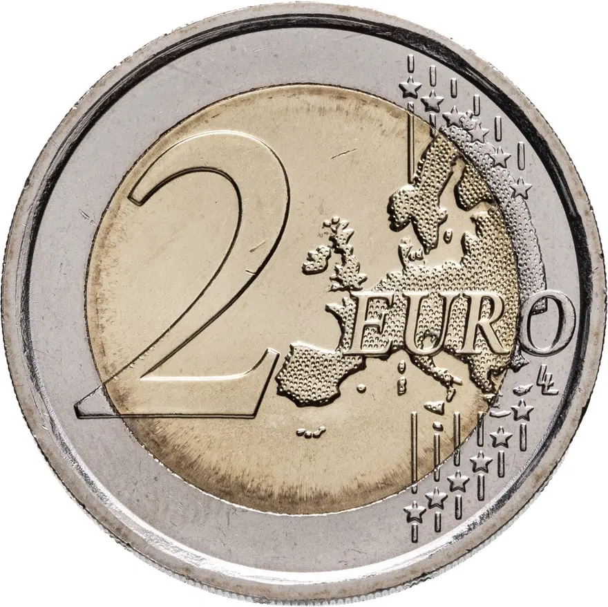 Италия 2 евро (euro) 2016 550 лет со дня смерти Донателло, реверс